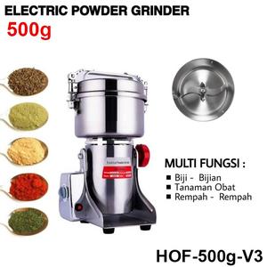 [EZM.4700837] Mesin Giling Bumbu Rempah/Penepung/Spice Herb Grinder/Miller 500g