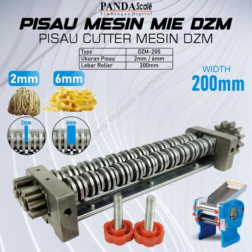 [EZM.4700838] Pisau Cutter Mesin Cetak Gilingan Mie Noodle Maker DZM-200 2mm 6mm