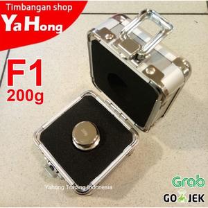 [EZM.4700849] Anak Timbangan Kalibrasi Batu Timbangan F1 Series 200g + BOX