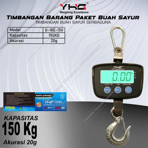 [EZM.4700855] Timbangan Gantung Digital / Timbangan Barang Buah Sayur YHG 150kg 20g