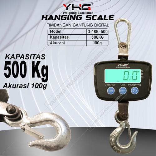 [EZM.4700857] Timbangan Gantung digital scale 500kg*100g G18E-500