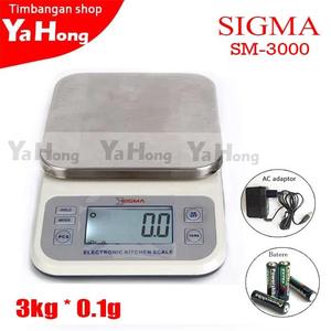 [EZM.4700862] Timbangan Digital Portable Akurasi 0.1gram Max 3000 gram SM-3KG