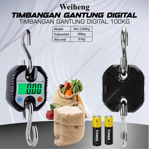 [EZM.4700867] Timbangan Gantung Weiheng Handle Portable Fruit 100Kg 150Kg