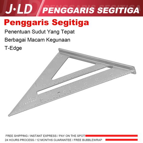 [EZM.4900004] JLD Penggaris Segitiga Siku Woodworking 18*25CM Penggaris Tukang