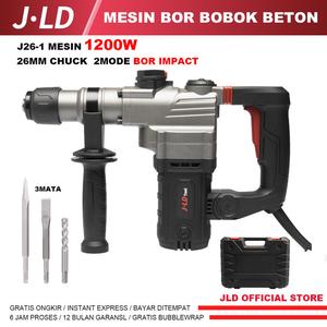 [EZM.4900052] JLD Mesin bor bobok tembok 1200W J26-1 Mesin Rotary Hammer Bor Impact