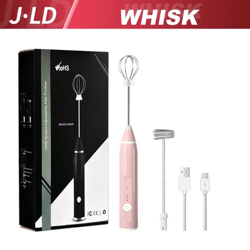 [EZM.4900077] JLD Hand Mixer Mini Electric Whisk Kopi Susu Telur USB Milk Frother