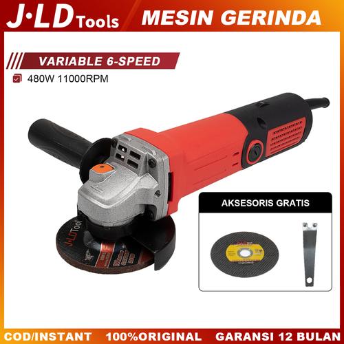 [EZM.4900135] JLD Mesin Gerinda Listrik Variable Speed / Angle grinder Tangan