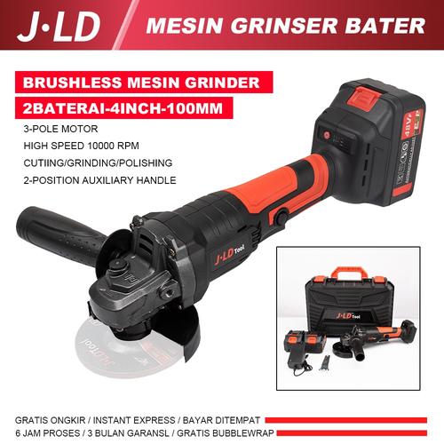 [EZM.4900143] MESIN GERINDA BATRAI - CORDLESS BRUSHLESS ANGLE GRINDER