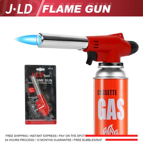 [EZM.4900156] JLD Gas Torch Flame Gun BBQ Blow Torch Adjustable Flame (Bahan Bakar Butana Tidak Termasuk)