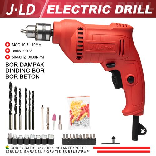 [EZM.4900166] JLD Mesin bor listrik 10-7 bor listrik Murah listrik alat bor 380 W