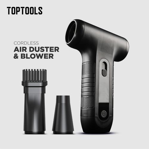 [EZM.5000001] TOP TOOLS Cordless Air Duster Blower BAD-W06 / TIP TOP Pembersih Debu with LED Screen