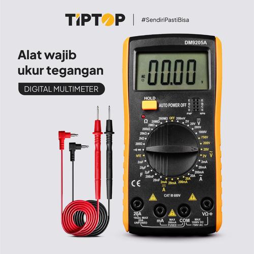 [EZM.5000015] TIP TOP Digital Multi Tester / Multi Meter / Avometer AC DC BMD-9205A