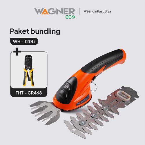 [EZM.5000036] WAGNER ECO Cordless Hegdetrimmer 4V (WH-120Li) + TIP TOP THT-CR468