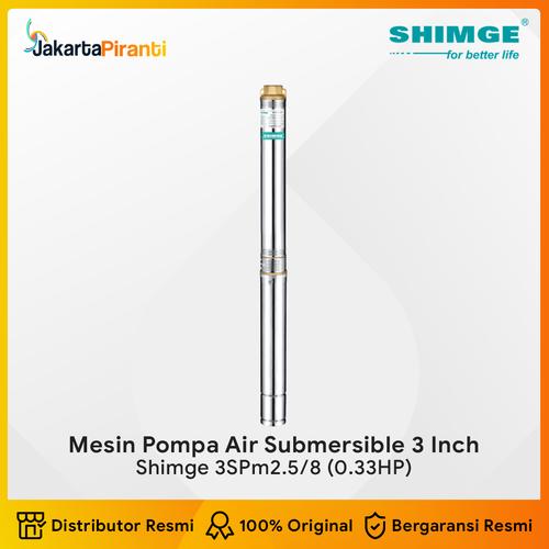 [EZM.5100051] Mesin Pompa Air Submersible Satelit 3 Inch Shimge 0.33HP 3SPm2.5/8