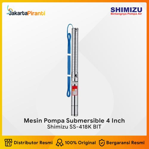 [EZM.5100067] Mesin Pompa Celup Submersible Stainless 4 Inch 1HP Shimizu SS-418K BIT