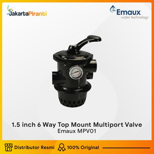 [EZM.5100115] Sparepart Filter Emaux 6 Way 1.5" Valve MPV 01 MPV01 Valve Only 88280105
