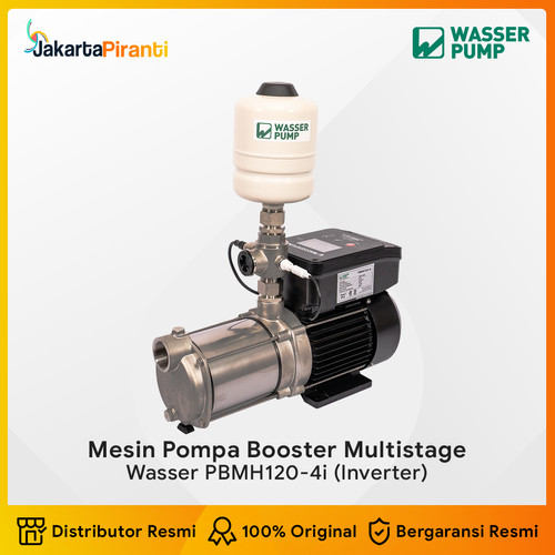 [EZM.5100157] Pompa Air Pendorong Booster Pump Multistage Inverter Wasser PBMH120-4i