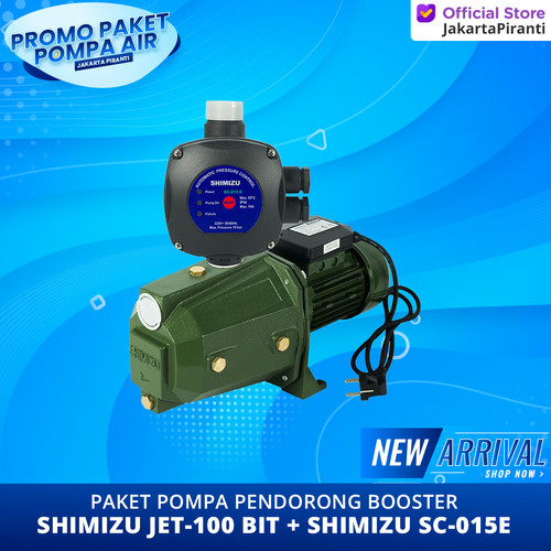 [EZM.5100212] Paket Pompa Pendorong Shower / Booster 150 Watt Shimizu JET-100 BIT