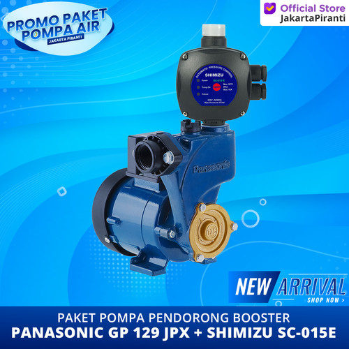 [EZM.5100218] Paket Pompa Pendorong Shower / Booster 125 Watt Panasonic GP-129 JPX