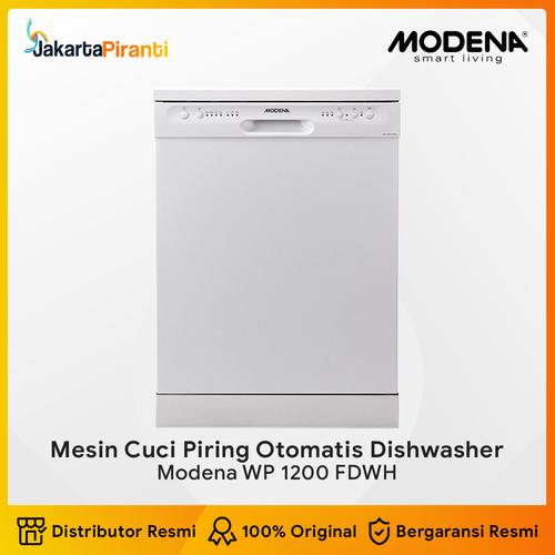 [EZM.5100235] Mesin Cuci Piring Otomatis Freestanding Dishwasher Modena WP 1200 FDWH