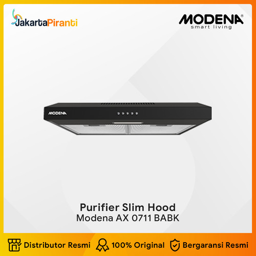 [EZM.5100245] Purifier Slim Hood Hybrid Penghisap Asap Dapur Modena AX 0711 BABK