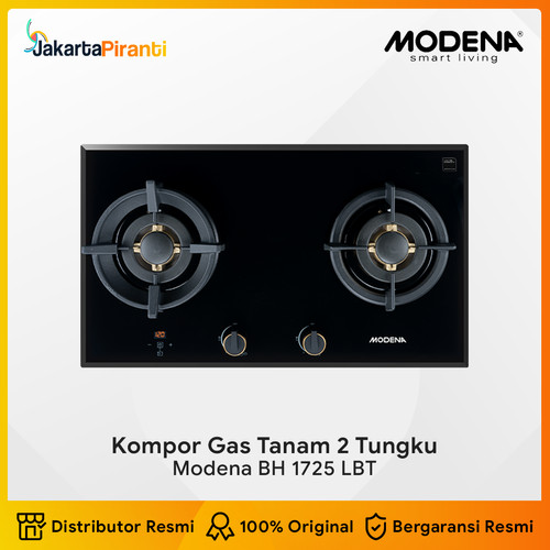 [EZM.5100249] Kompor Gas Tanam Built-in Gas Hob 70 cm 2 Tungku Modena BH 1725 LBT