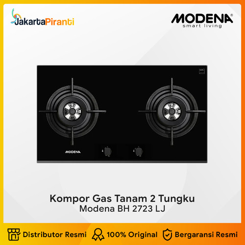 [EZM.5100251] Kompor Gas Tanam Built-in Gas Hob 2 Tungku Modena BH 2723 LJ
