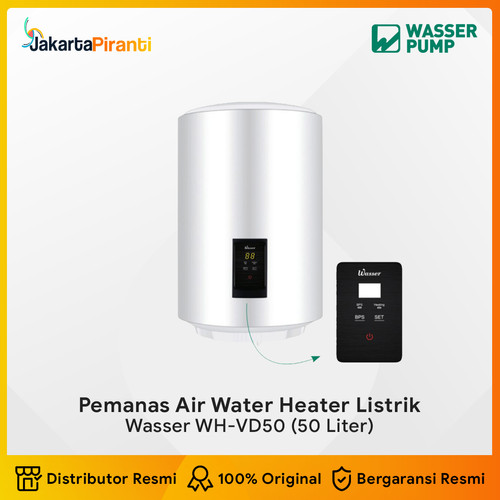 [EZM.5100254] Water Heater Pemanas Air Listrik 50 Liter Wasser Terra 50 WH-VD50