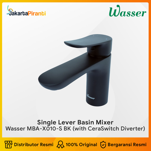 [EZM.5100258] WASSER Single Lever Basin Mixer MBA-X010-S Black