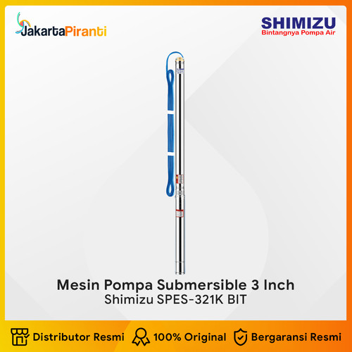 [EZM.5100262] Mesin Pompa Air Celup Submersible Satelit 1HP Shimizu SPES-321K BIT