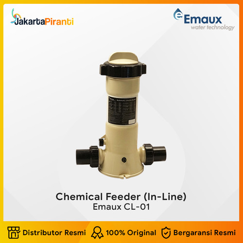 [EZM.5100291] Chlorine Tablet Dispenser Chemical Feeder In-Line 2kg Emaux CL-01
