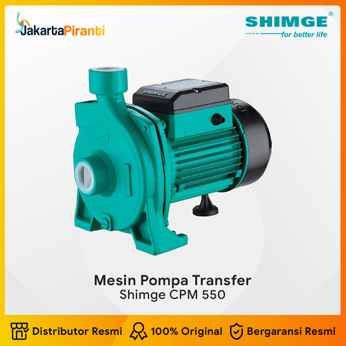 [EZM.5100297] Mesin Pompa Air Transfer Centrifugal Pump 0.75 HP Shimge CPM 550