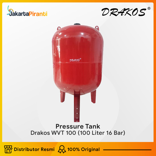 [EZM.5100299] Tabung Tekan Pressure Tank 100 Liter 16 Bar Tank Drakos WVT 100