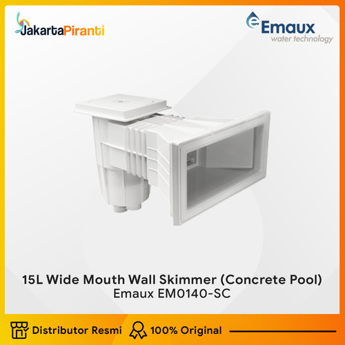 [EZM.5100312] 15L Wide Mouth Wall Skimmer Box Fitting Kolam Renang Emaux EM0140-SC