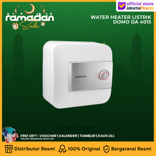 [EZM.5100329] Water Heater Storage Pemanas Air Listrik Domo Da 4015 15 liter 350Watt