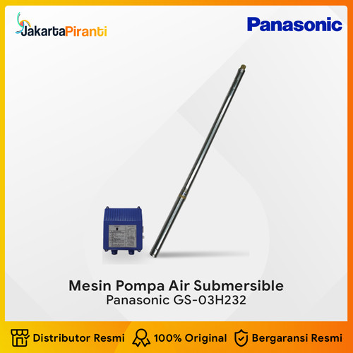 [EZM.5100335] Mesin Pompa Celup Dalam Submersible Pump 0.33HP Panasonic GS-03H232