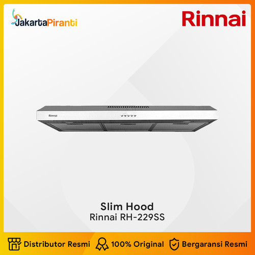 [EZM.5100362] Rinnai Cooker Hood Slim Hood Penghisap Asap Kompor Rinnai RH-229SS