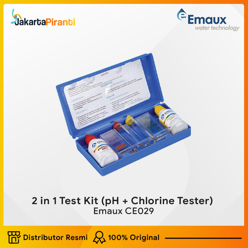 [EZM.5100372] Alat Test Kit pH dan Cl Kolam Renang pH and Chlorine Emaux CE029