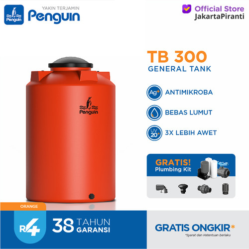 [EZM.5100381] Toren Air Penguin TB300 Tangki Air Plastik 3100 L Tandon Air TB 300