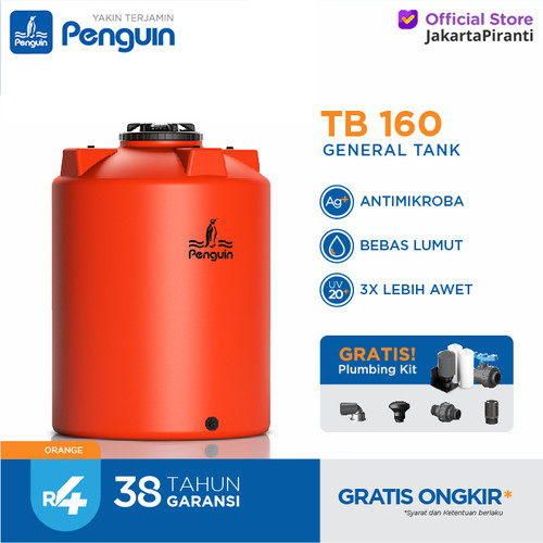 [EZM.5100384] Toren Air Penguin TB160 Tangki Air Plastik 1550 L Tandon Air TB 160
