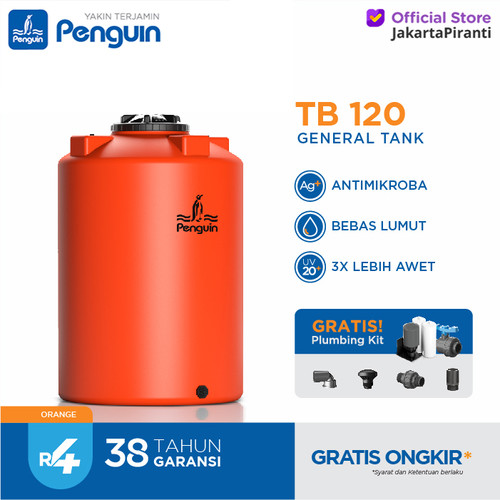[EZM.5100387] Toren Air Penguin TB120 Tangki Air Plastik 1200 L Tandon Air TB 120