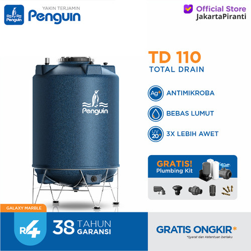 [EZM.5100388] Toren Air Penguin TD110 Tangki Air Plastik 1050 L Tandon Air TD 110