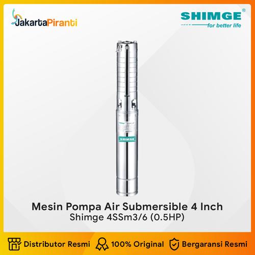[EZM.5100421] Mesin Pompa Submersible Satelit 4 Inch Stainless 0.5HP Shimge 4SSm3/6