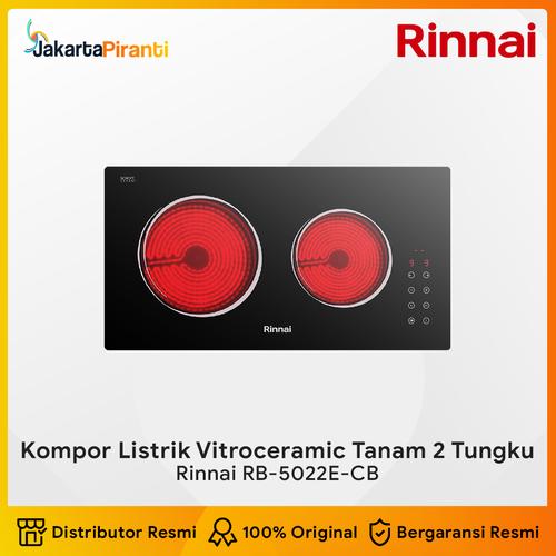 [EZM.5100429] Kompor Tanam Listrik Vitroceramic Hob Rinnai RB-5022E-CB