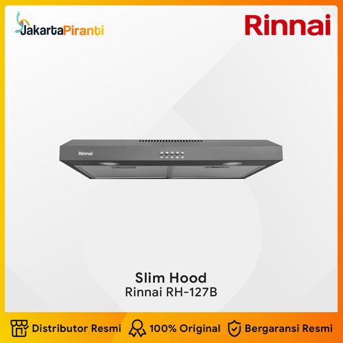 [EZM.5100438] Cooker Hood Rinnai RH-127B Slim Hood Penghisap Asap Kompor