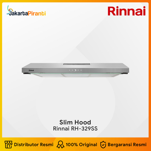 [EZM.5100500] Cooker Hood Rinnai RH-329SS Slim Hood Penghisap Asap Kompor