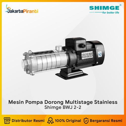 [EZM.5100533] Mesin Pompa Dorong Sentrifugal Horizontal Multistage Shimge BWJ 2-2