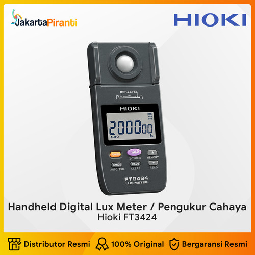 [EZM.5100551] Alat Ukur Intensitas Cahaya Digital Light Lux Meter Hioki FT3424