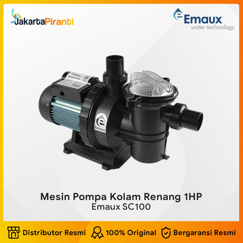 [EZM.5100554] Pompa Kolam Renang 1 HP Emaux SC100 / Swimming Pool Pump Emaux SC 100