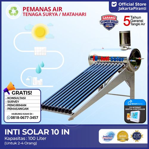 [EZM.5100564] Inti Solar IN 10/IntiSolar IN10 Pemanas Air Tenaga Matahari